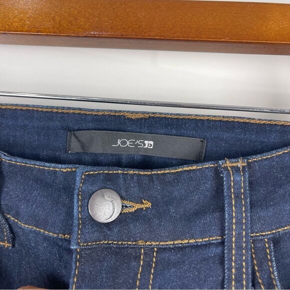 Joe's Jeans Dark Wash Skinny Jeans Cuffed Hems Women's Size 27 - Picture 8 of 8